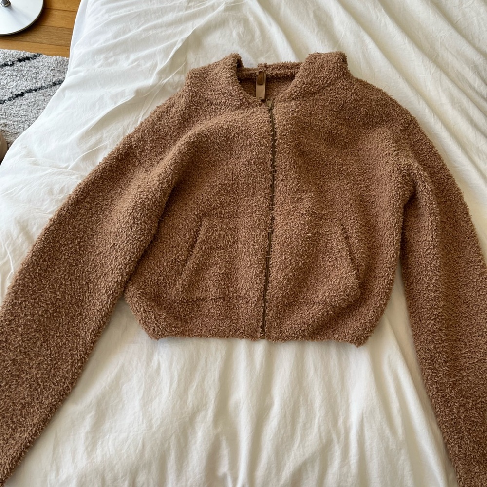 SKIMS Tan Cozy Pajama Set